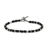 Pillon Bracelet | Onyx | Sterling Silver