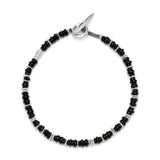 Pillon Bracelet | Onyx | Sterling Silver