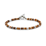 Pillon Bracelet | Tiger Eye | Sterling Silver