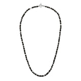 Pillon Necklace/Bracelet | Three Wrap | Blue Tiger Eye | Sterling Silver