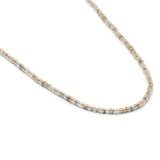 Pillon Necklace/Bracelet | Three Wrap | Citrine | Sterling Silver