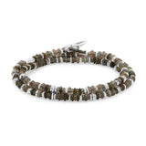 Pillon Necklace/Bracelet | Three Wrap | Labradorite | Sterling Silver