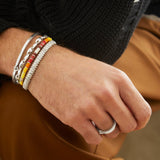 Rizon Bracelet I Yellow Pattern I Sterling Silver