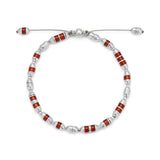 Sura Bracelet | Orange Aventurine | Sterling Silver