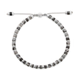 Sapet Bracelet | Grey Map Jasper | Sterling Silver
