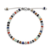 Sapet Bracelet | Mixed Gemstones | Sterling Silver