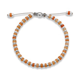 Sapet Bracelet | Orange Aventurine | Sterling Silver