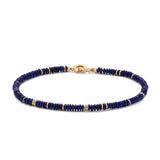 Shine Bracelet | 3.5MM | Lapis | Yellow Gold | Diamond Detail