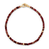 Shine Bracelet | 3.5MM | Ruby | Yellow Gold | Diamond Detail
