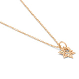 Star Of David Trio Pendant | Yellow Gold