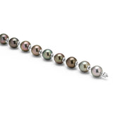 Takka Necklace | 8mm | Tahitian Black Pearl | Sterling Silver