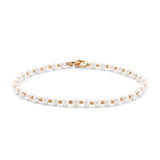 Tilya Bracelet | White Pearl | Yellow Gold