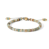 Tucson Bracelet | Amazonite | Pave | Yellow Gold