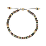 Tucson Bracelet | Indian Agate | Pave | Yellow Gold