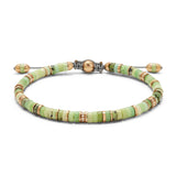 Tucson Bracelet | Natural Chysoprase | Pave | Yellow Gold