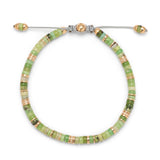 Tucson Bracelet | Natural Chysoprase | Pave | Yellow Gold