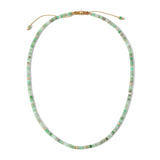 Tucson Necklace | Chrysoprase | Pave | Yellow Gold