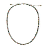 Tucson Necklace | India Agate | Pave | Yellow Gold