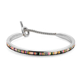 Tunal Round Cuff | Light Pink Pattern | Sterling Silver
