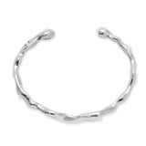Warp Cuff | White Pearl | Sterling Silver