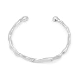 Warp Cuff | Large Scale | Sterling Silver
