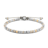 Harl Bracelet | Mixed Metal | Diamond Detail