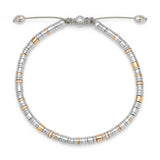 Harl Bracelet | Mixed Metal | Diamond Detail