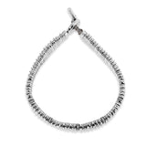 Zag Bracelet | Pave detail | Sterling Silver