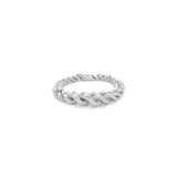 Curb Chain Ring | Small Scale | Sterling Silver