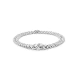 Mic Curb Link Necklace/Bracelet | 1 Graduating | Sterling Silver