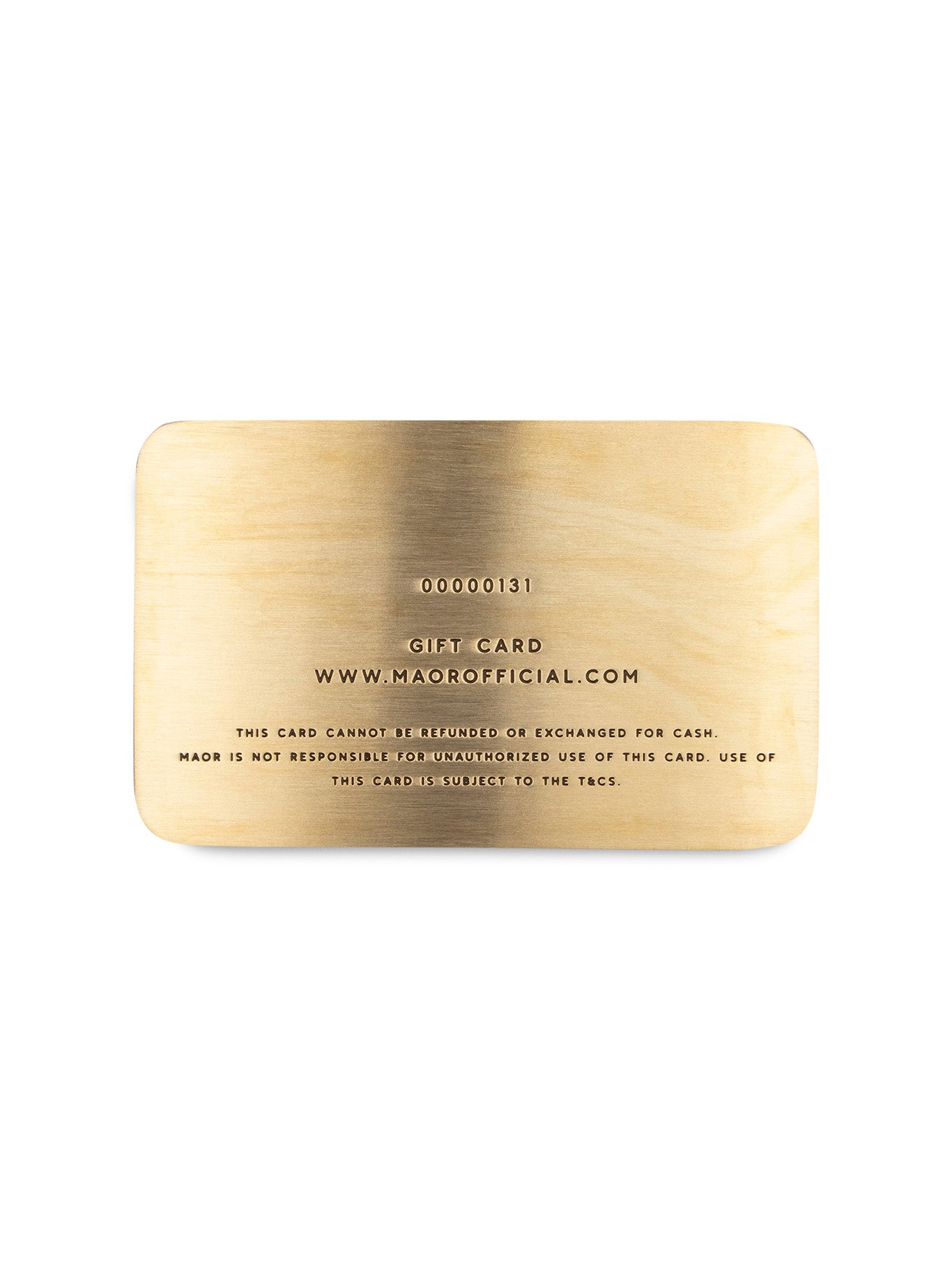 MAOR Gift Card