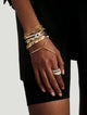 Rizon Bracelet I Light Pink Pattern I Pave I Yellow Gold – MAOR