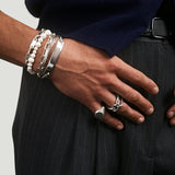ID Bar Bracelet | 70mm Wide - 11mm Height | Sterling Silver
