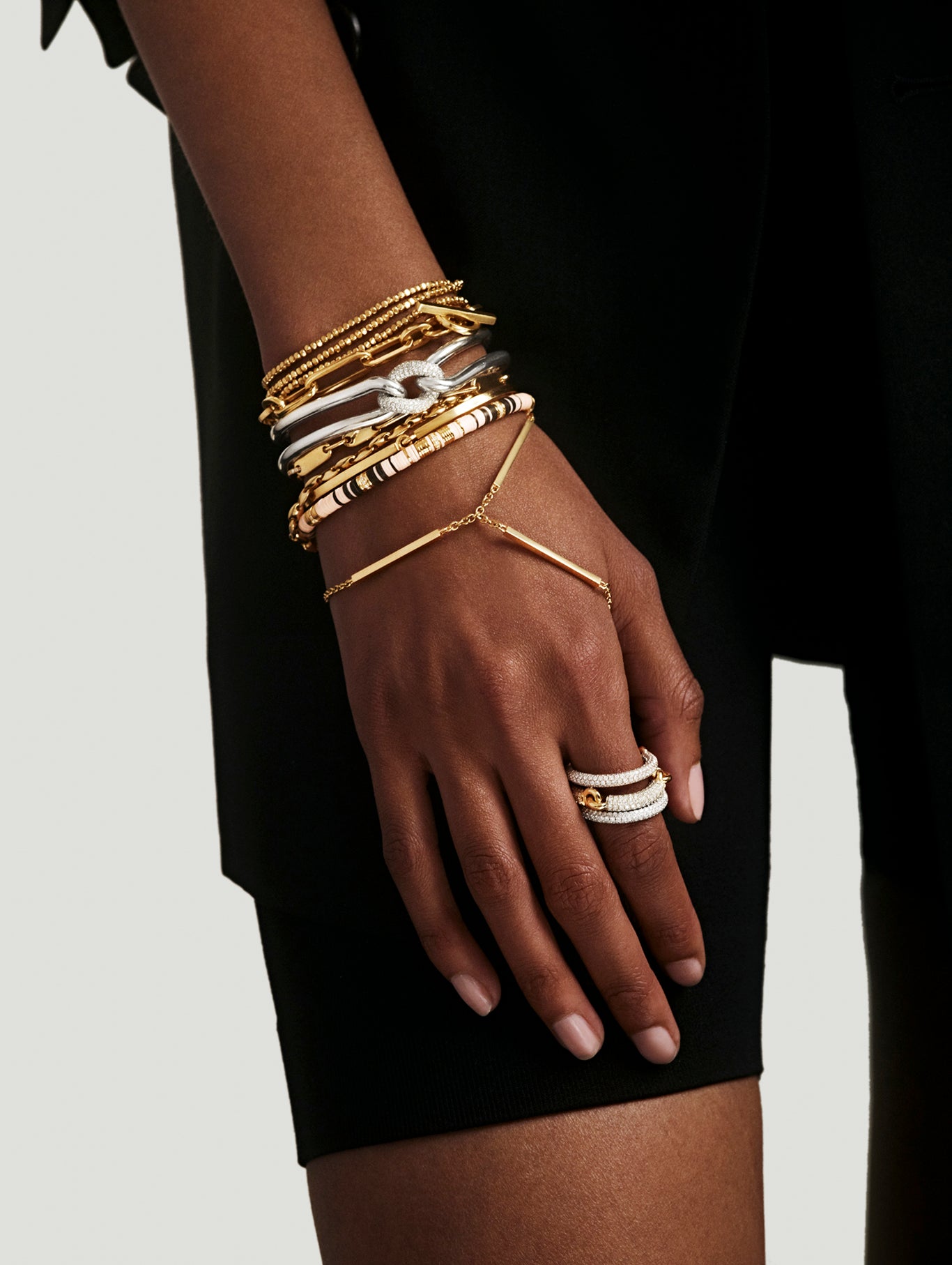Solstice Ring | Full Pave | Yellow Gold