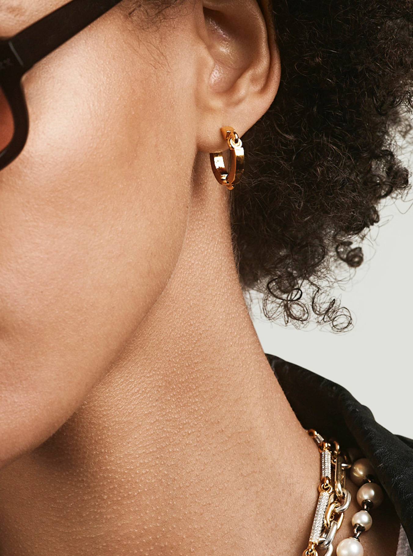 Aphelion Single Earring | 14mm I Yellow Gold