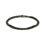 Noix Necklace/Bracelet | Two Wrap | Black Gold