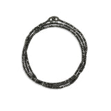 MAOR Triple Wrap Noix Bracelet Black Gold