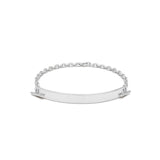 ID Bar Bracelet | 70mm Wide - 7mm Height | Sterling Silver