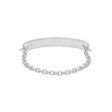 ID Bar Bracelet | 70mm Wide - 9mm Height | Sterling Silver