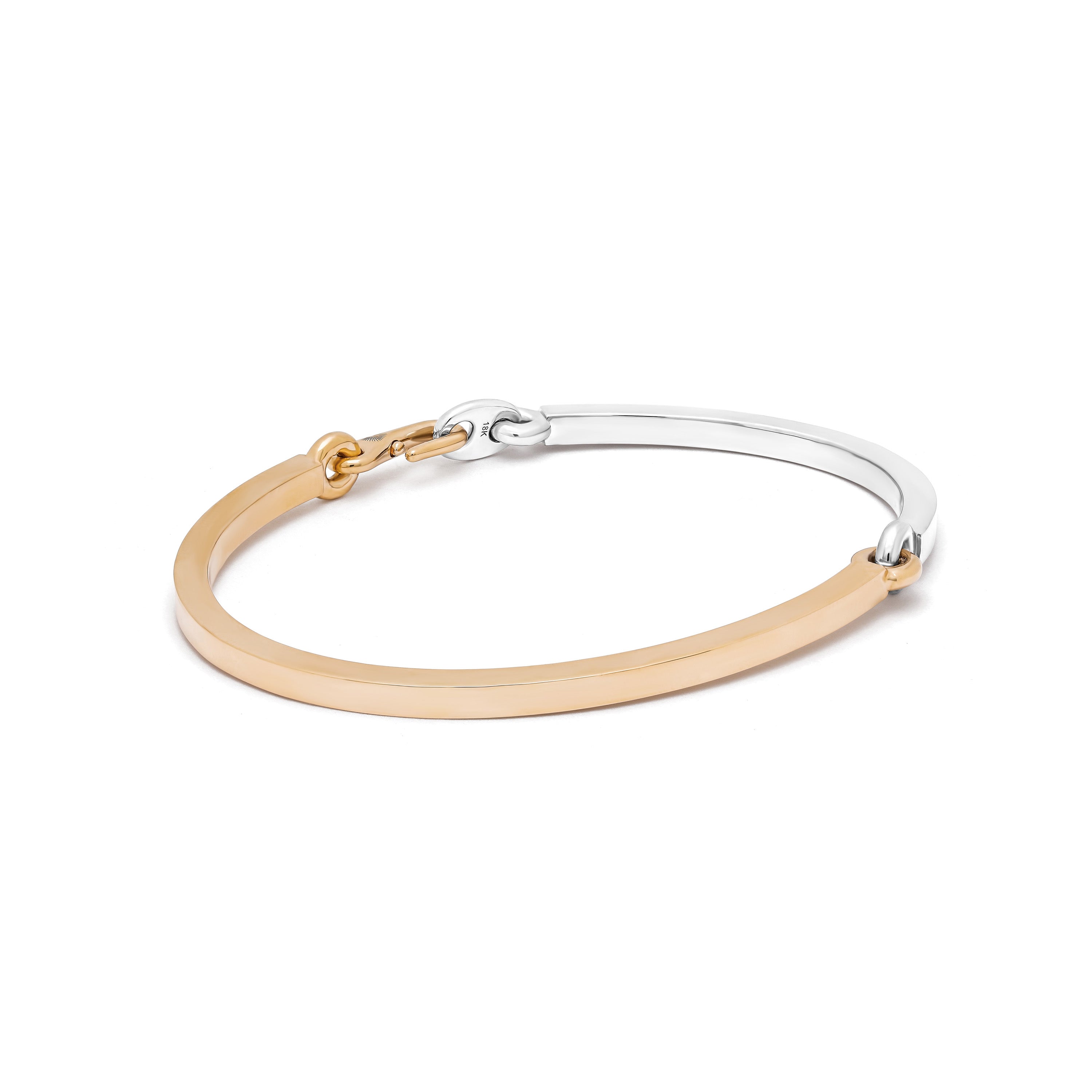 Two Tone Pave Aphelion Bracelet Yellow Gold White Gold- MAOR