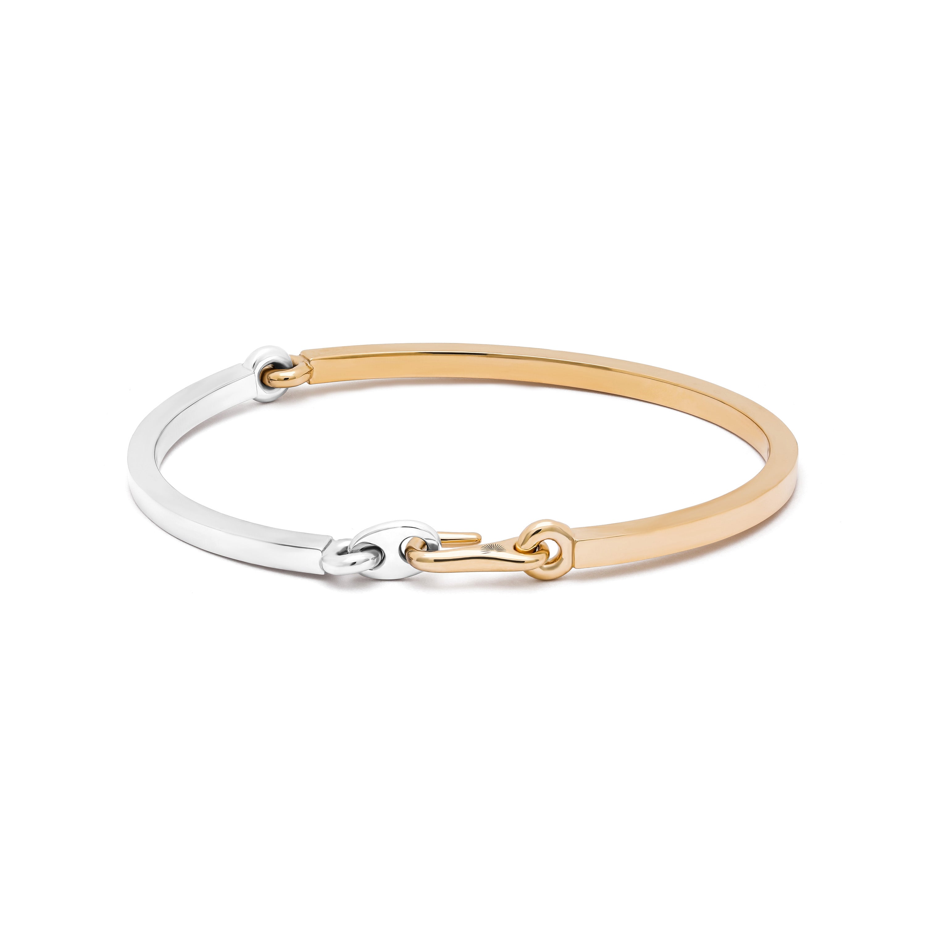 Two Tone Pave Aphelion Bracelet Yellow Gold White Gold- MAOR