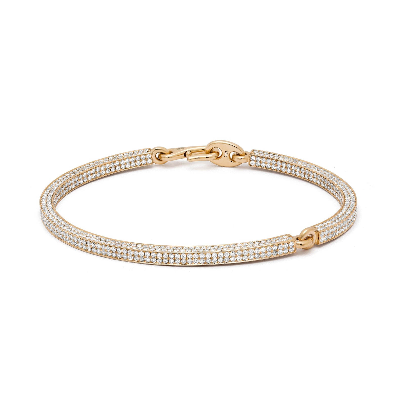 Aphelion Bracelet I Full Pave I Yellow Gold
