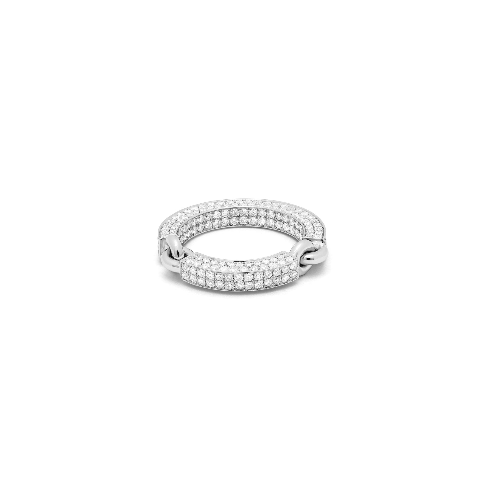 Aphelion Ring | Full Pave | White Gold