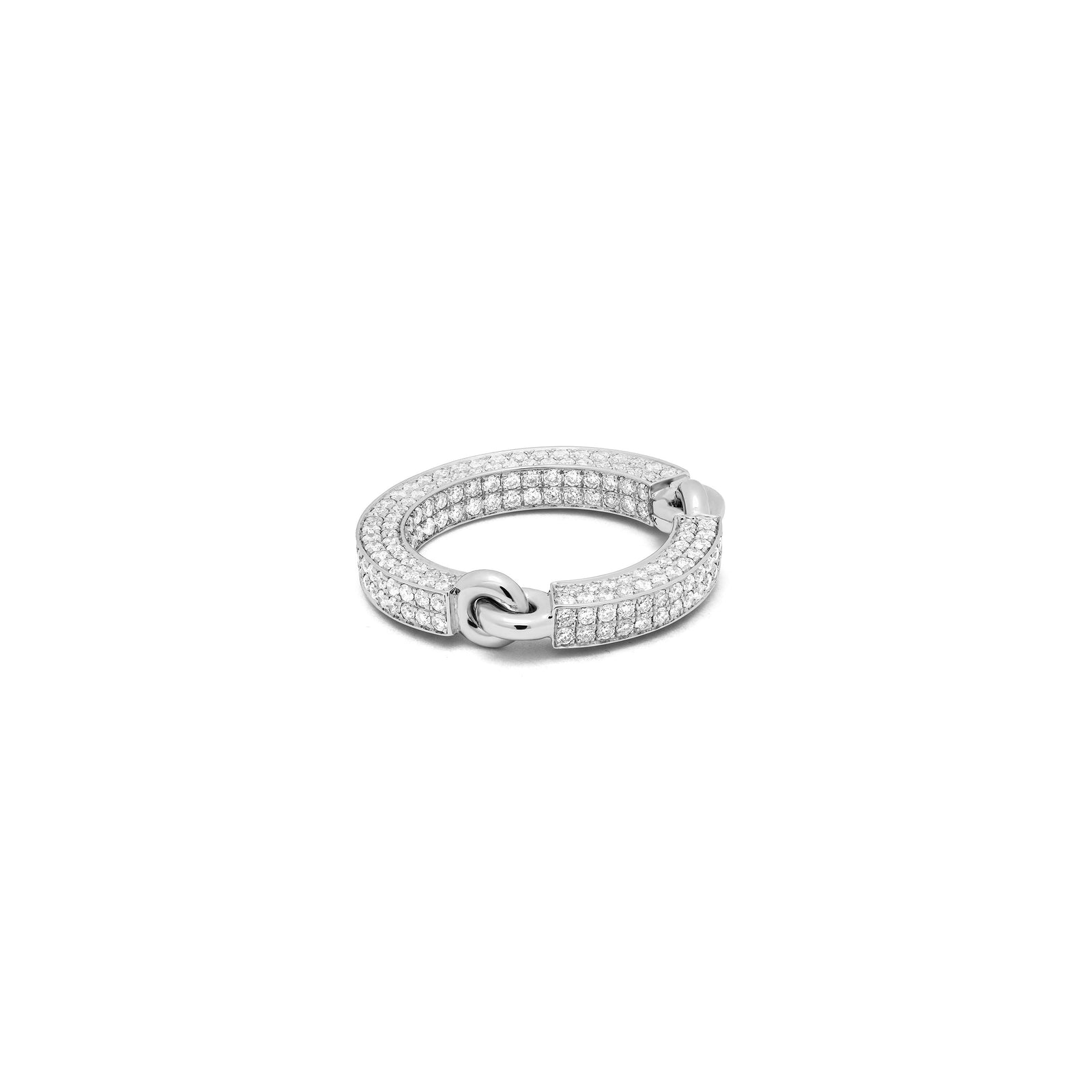 Aphelion Ring | Full Pave | White Gold