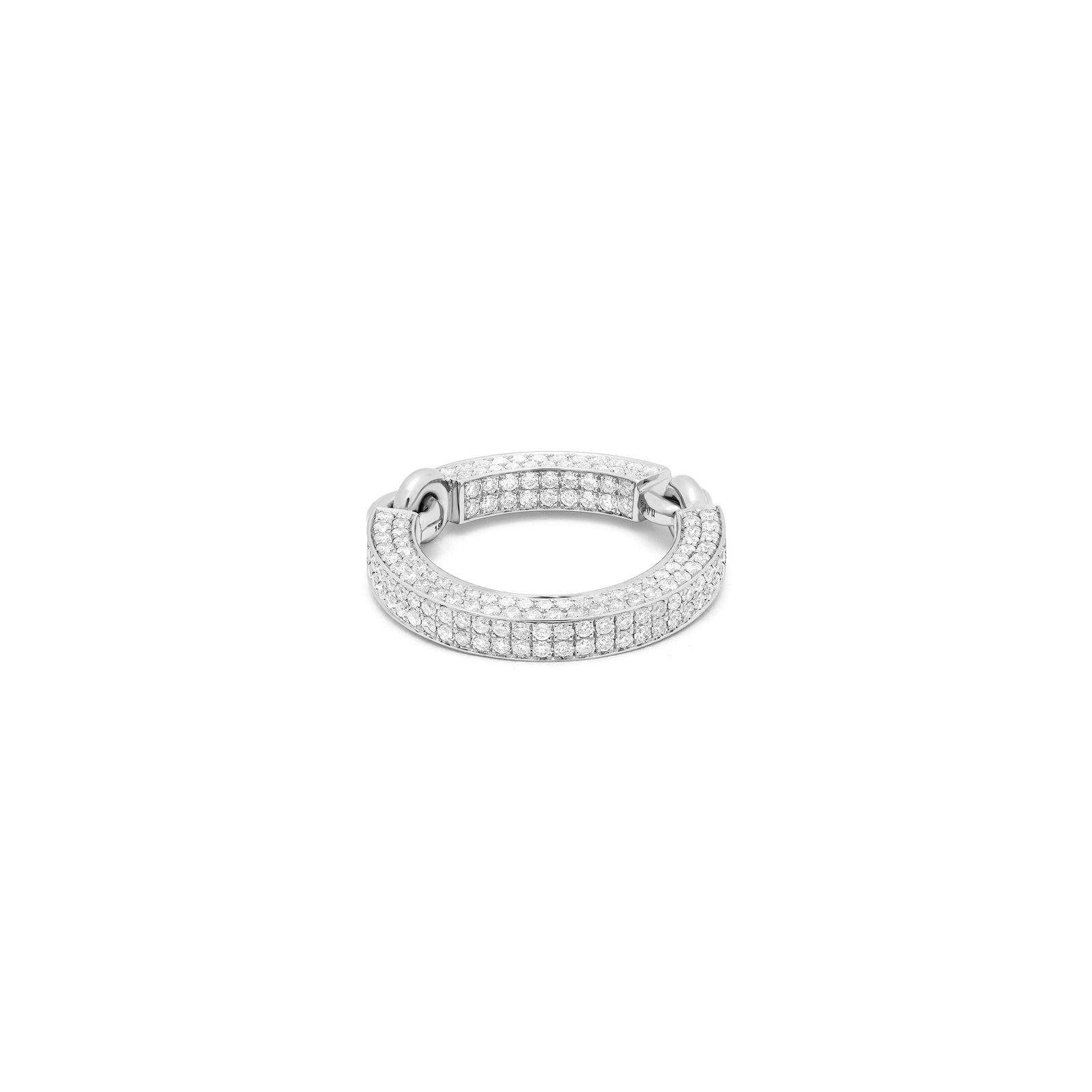 Aphelion Ring | Full Pave | White Gold