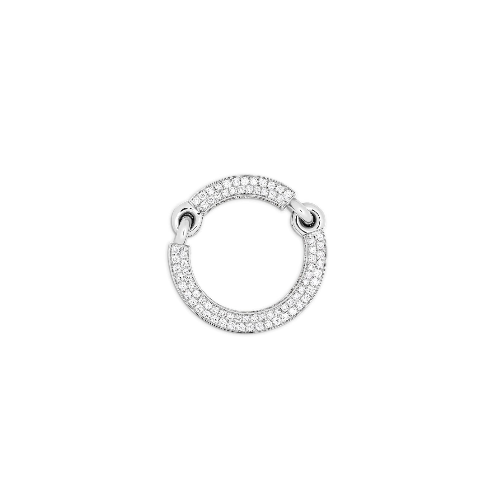 Aphelion Ring | Full Pave | White Gold