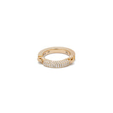 Aphelion Ring | 1/3 Pave | Yellow Gold