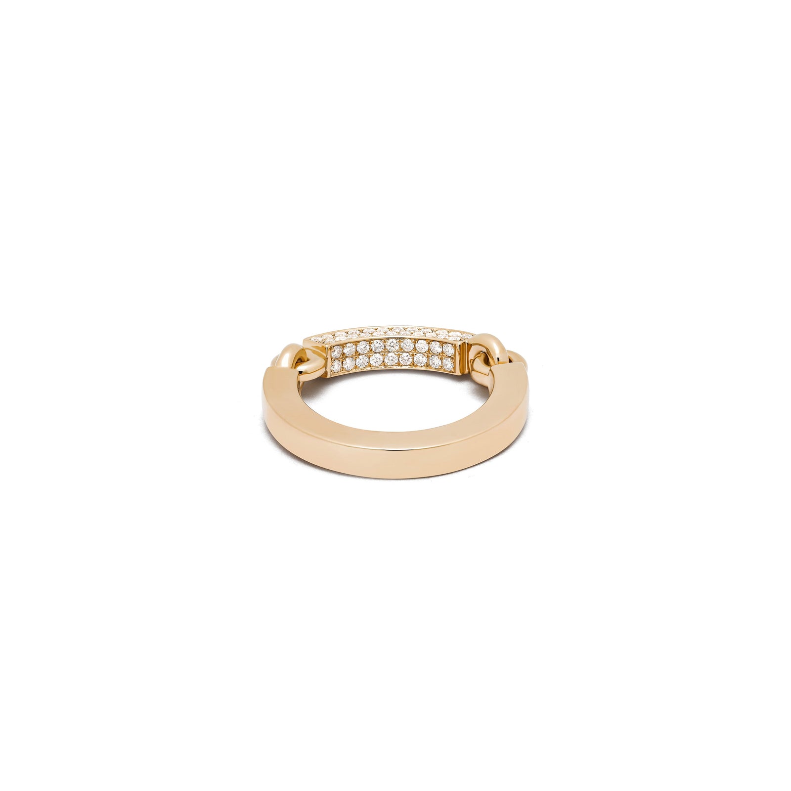 Aphelion Ring | 1/3 Pave | Yellow Gold