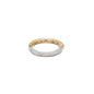 MAOR Aquila hinged band ring with white gold and yellow gold