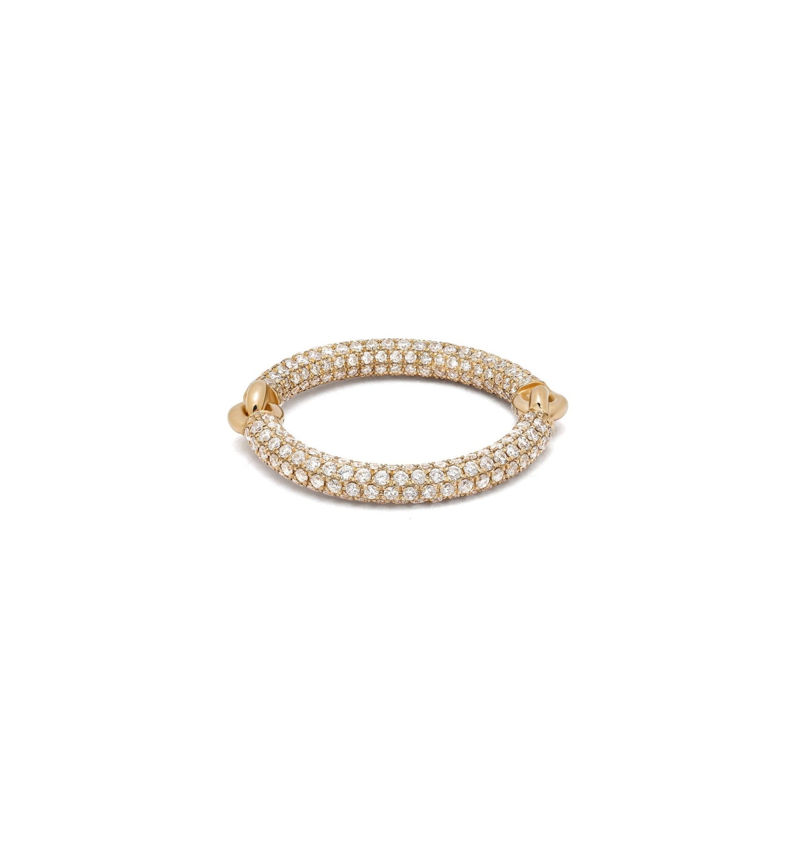 Aquila Ring | Full Pave | Yellow Gold